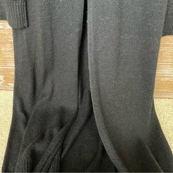 Peruvian Connection NWT Champlain Flyaway Mock Neck Sweater Tunic Black Womens L - Picture 3 of 8